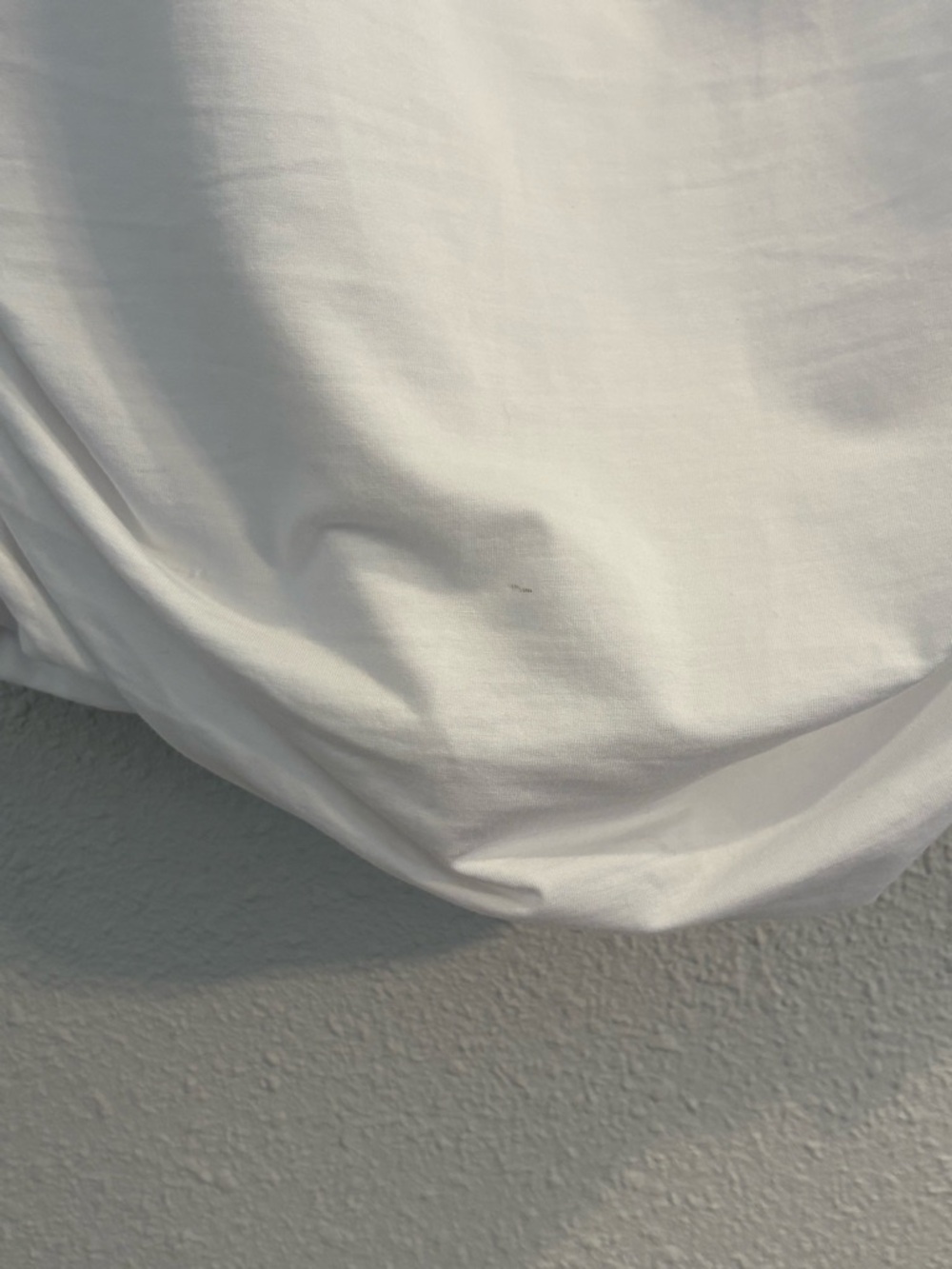 Abercrombie & Fitch Asymmetrical Twist Top One-Shoulder White Tank (size L) - Picture 3 of 7